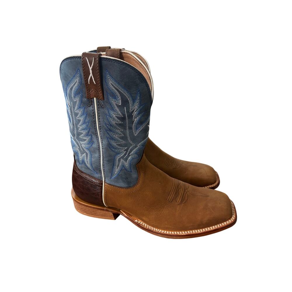 Men’s Western Square Toe Pull-On Ranch Boots